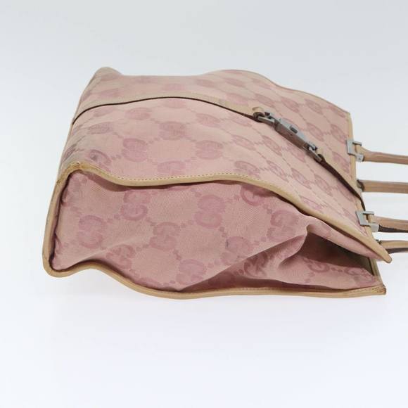 GUCCI GG Canvas Jackie Tote Bag Pink Silver 002 1064 3444 Auth 93846 - Picture 3 of 16